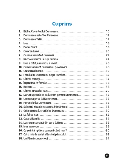 noi credem ca cuprins