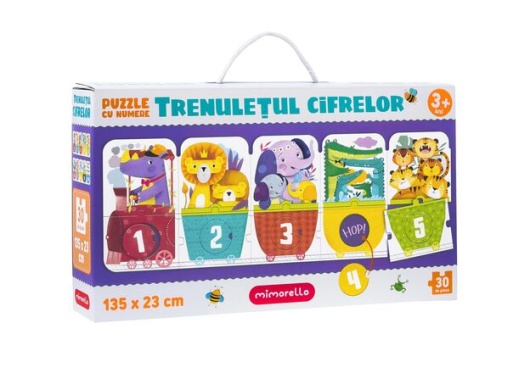 puzzle trenuletul cifrelor
